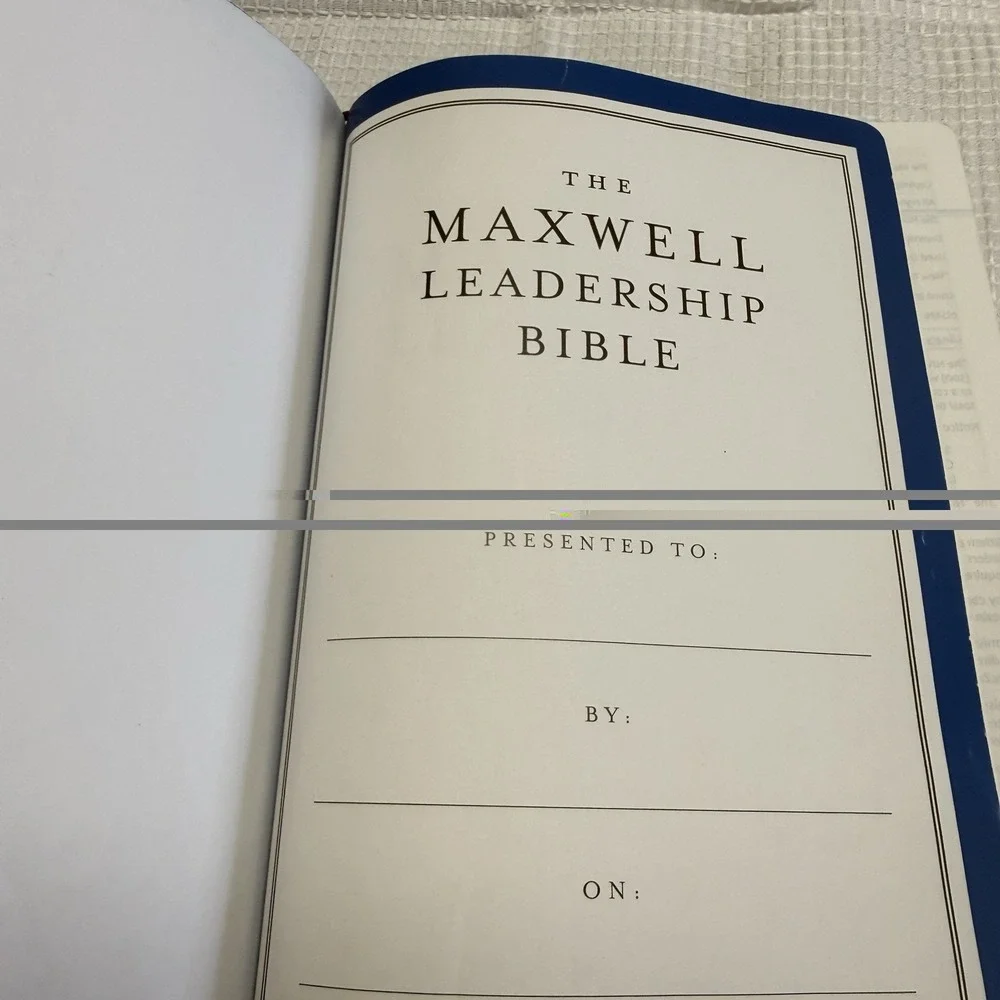 NIV Maxwell Leadership Bible 2018‎ Brown Bonded Leather 7185BRG Nelson